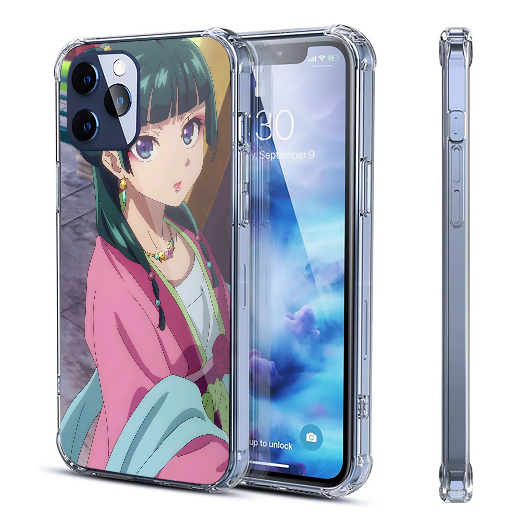 （画像用） 薬屋のひとりごと The Apothecary Diaries 【iPhone 12シリーズ対応】透明スマホケース（クリアソフトケース）